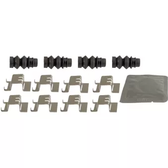 Kit d'accessoires, plaquette de frein à disque TRW PFK755