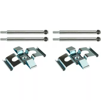Kit d'accessoires, plaquette de frein à disque TRW PFK756