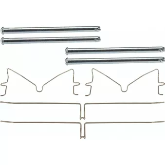 Kit d'accessoires, plaquette de frein à disque TRW PFK759