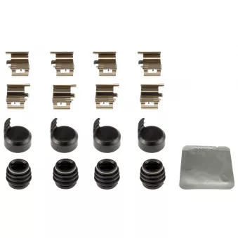 Kit d'accessoires, plaquette de frein à disque TRW PFK763
