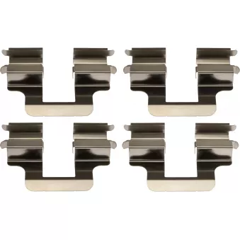Kit d'accessoires, plaquette de frein à disque TRW PFK806