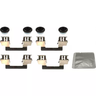 Kit d'accessoires, plaquette de frein à disque TRW PFK821