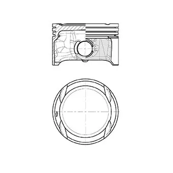 Piston KOLBENSCHMIDT 40839620