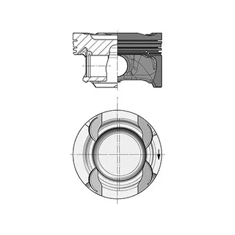 Piston KOLBENSCHMIDT 40856600