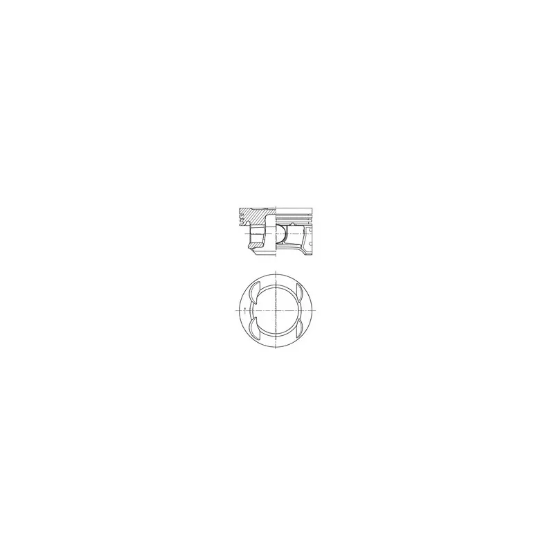 Piston KOLBENSCHMIDT 41007600