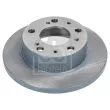 Jeu de 2 disques de frein avant FEBI BILSTEIN 07922 - Visuel 1