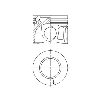 Piston KOLBENSCHMIDT 41072600