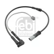 Contact d'avertissement, usure des plaquettes de frein FEBI BILSTEIN 101072 - Visuel 1
