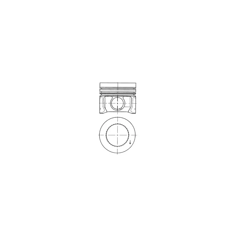 Piston KOLBENSCHMIDT 41095610