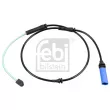 Contact d'avertissement, usure des plaquettes de frein FEBI BILSTEIN 104575 - Visuel 1