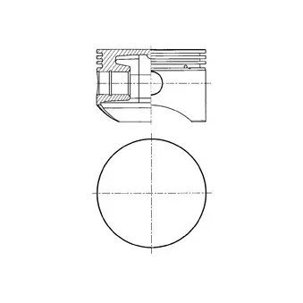 Piston KOLBENSCHMIDT 41280600
