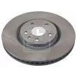 Jeu de 2 disques de frein avant FEBI BILSTEIN 106348 - Visuel 1