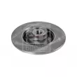 Jeu de 2 disques de frein arrière FEBI BILSTEIN 106351 - Visuel 2