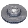 Jeu de 2 disques de frein avant FEBI BILSTEIN 106352 - Visuel 1