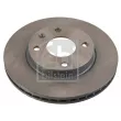 Jeu de 2 disques de frein avant FEBI BILSTEIN 106354 - Visuel 1