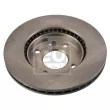 Jeu de 2 disques de frein avant FEBI BILSTEIN 106354 - Visuel 2