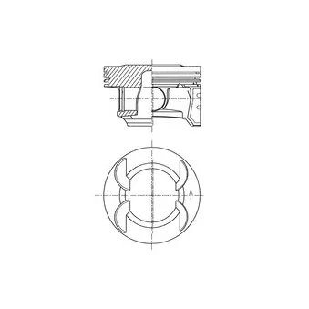Piston KOLBENSCHMIDT 41492620