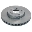 Jeu de 2 disques de frein avant FEBI BILSTEIN 106605 - Visuel 1