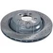 Jeu de 2 disques de frein arrière FEBI BILSTEIN 106607 - Visuel 1