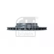 Jeu de 2 disques de frein arrière FEBI BILSTEIN 106607 - Visuel 3