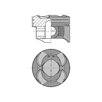 Piston KOLBENSCHMIDT 41513620