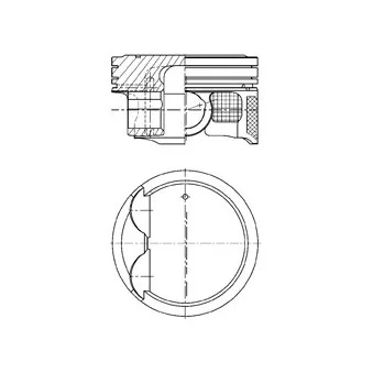 Piston KOLBENSCHMIDT 41514620