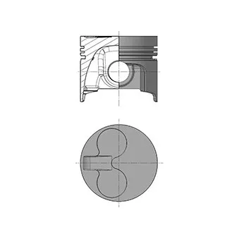 Piston KOLBENSCHMIDT 41528620
