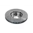 Jeu de 2 disques de frein avant FEBI BILSTEIN 107500 - Visuel 2