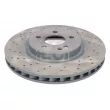 Jeu de 2 disques de frein avant FEBI BILSTEIN 107501 - Visuel 1