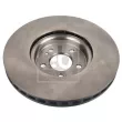 Jeu de 2 disques de frein avant FEBI BILSTEIN 107515 - Visuel 2