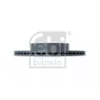 Jeu de 2 disques de frein avant FEBI BILSTEIN 108391 - Visuel 3