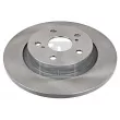 Jeu de 2 disques de frein arrière FEBI BILSTEIN 108412 - Visuel 1