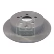 Jeu de 2 disques de frein arrière FEBI BILSTEIN 108416 - Visuel 1