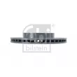 Jeu de 2 disques de frein avant FEBI BILSTEIN 108428 - Visuel 3