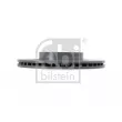Jeu de 2 disques de frein avant FEBI BILSTEIN 108471 - Visuel 3