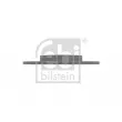 Jeu de 2 disques de frein arrière FEBI BILSTEIN 108479 - Visuel 3