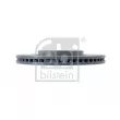 Jeu de 2 disques de frein avant FEBI BILSTEIN 108558 - Visuel 3