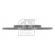 Jeu de 2 disques de frein arrière FEBI BILSTEIN 108563 - Visuel 3
