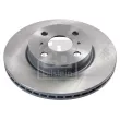 Jeu de 2 disques de frein avant FEBI BILSTEIN 108587 - Visuel 1
