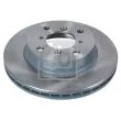 Jeu de 2 disques de frein avant FEBI BILSTEIN 108612 - Visuel 1