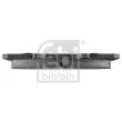 Jeu de 4 plaquettes de frein avant FEBI BILSTEIN 116272 - Visuel 2