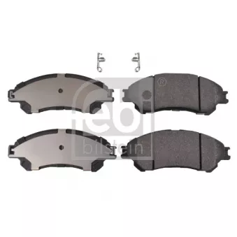 Jeu de 4 plaquettes de frein avant FEBI BILSTEIN 116275