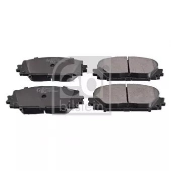 Jeu de 4 plaquettes de frein avant FEBI BILSTEIN 116292