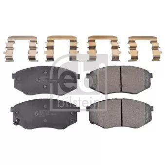 Jeu de 4 plaquettes de frein avant FEBI BILSTEIN 116295