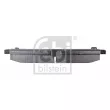 Jeu de 4 plaquettes de frein avant FEBI BILSTEIN 116295 - Visuel 2