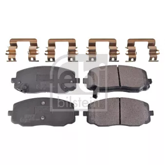 Jeu de 4 plaquettes de frein avant FEBI BILSTEIN 116299