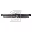 Jeu de 4 plaquettes de frein avant FEBI BILSTEIN 116299 - Visuel 2