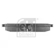 Jeu de 4 plaquettes de frein arrière FEBI BILSTEIN 116301 - Visuel 2