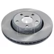 Jeu de 2 disques de frein avant FEBI BILSTEIN 170053 - Visuel 1