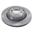 Jeu de 2 disques de frein arrière FEBI BILSTEIN 170106 - Visuel 1